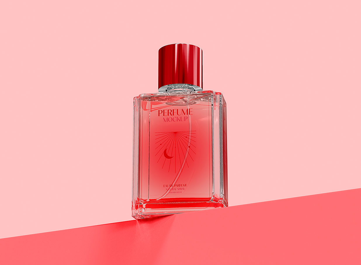 香水玻璃瓶样机mockup插图
