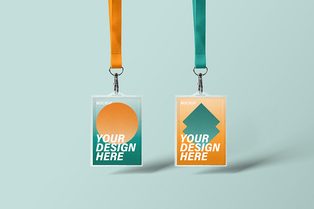工牌工作证胸牌样机mockup插图