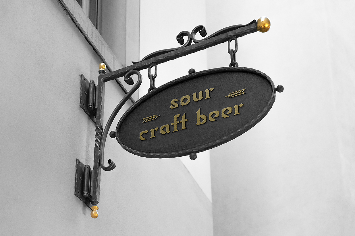 户外金属招牌店招标识牌样机mockup插图