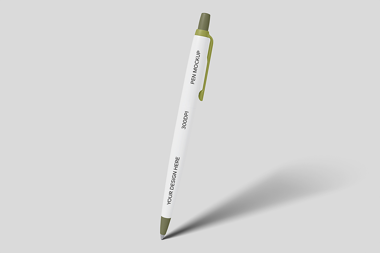 高质感圆珠笔样机mockup3组插图