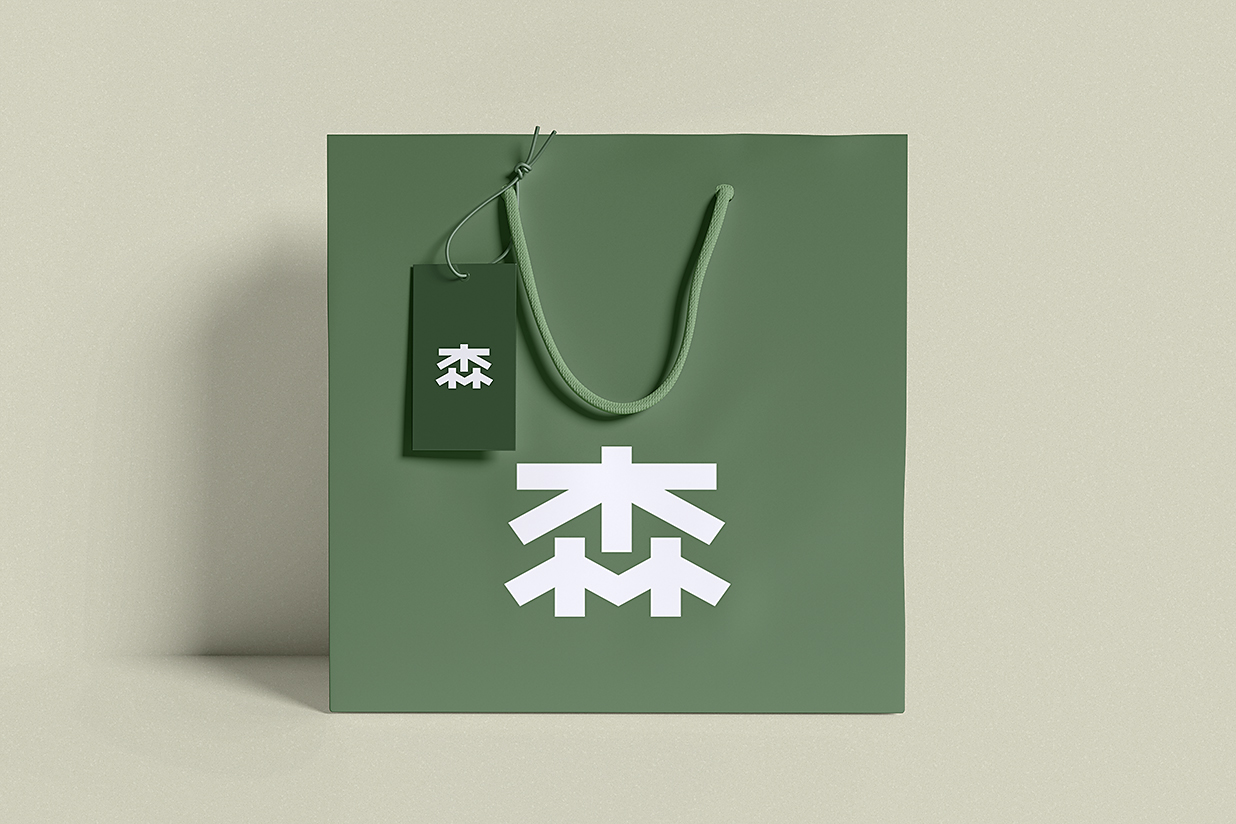 购物袋手提袋纸袋样机mockup4组插图