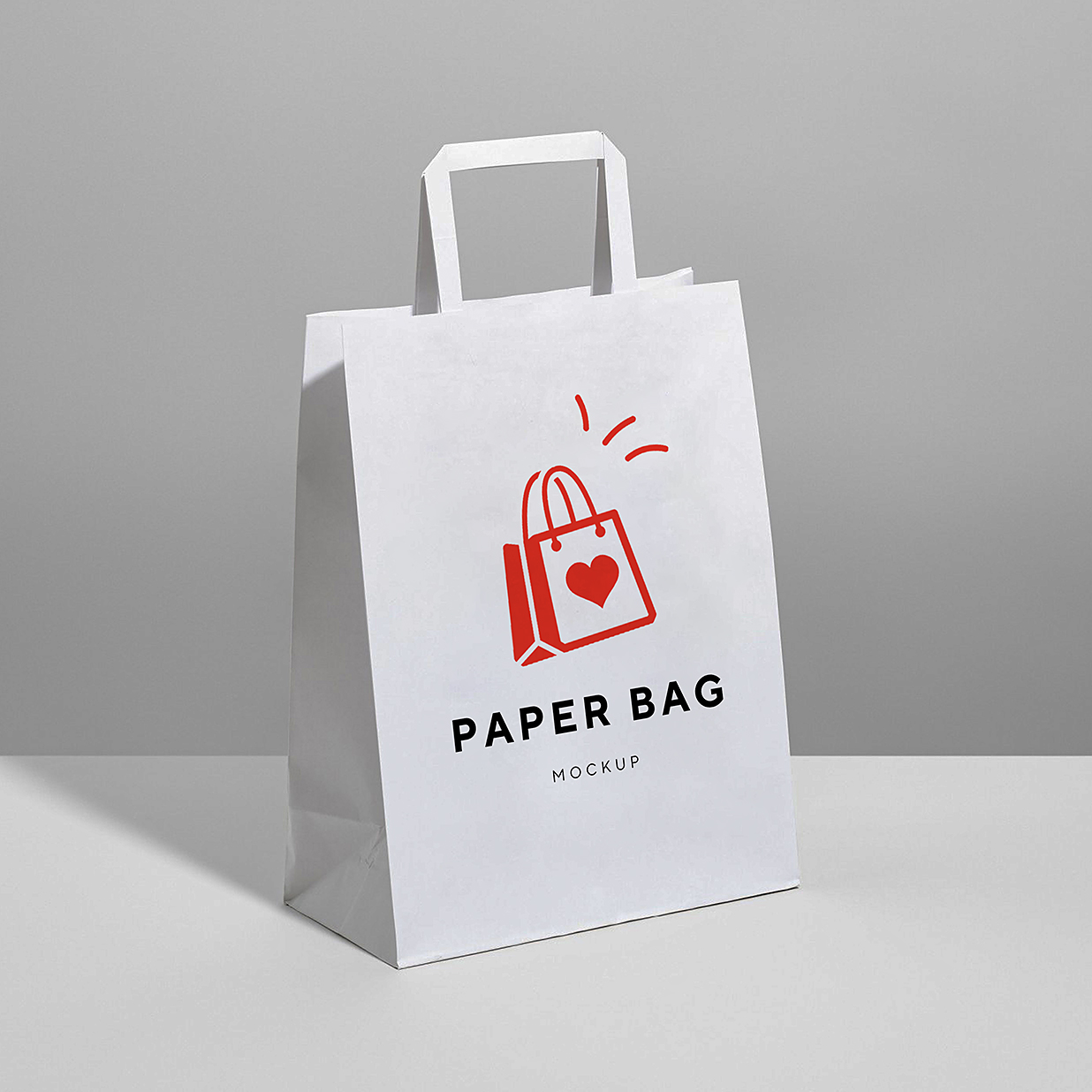 环保购物袋手提袋纸袋样机mockup插图