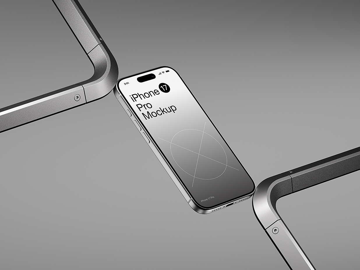 iPhone 17 pro 苹果手机样机mockup插图