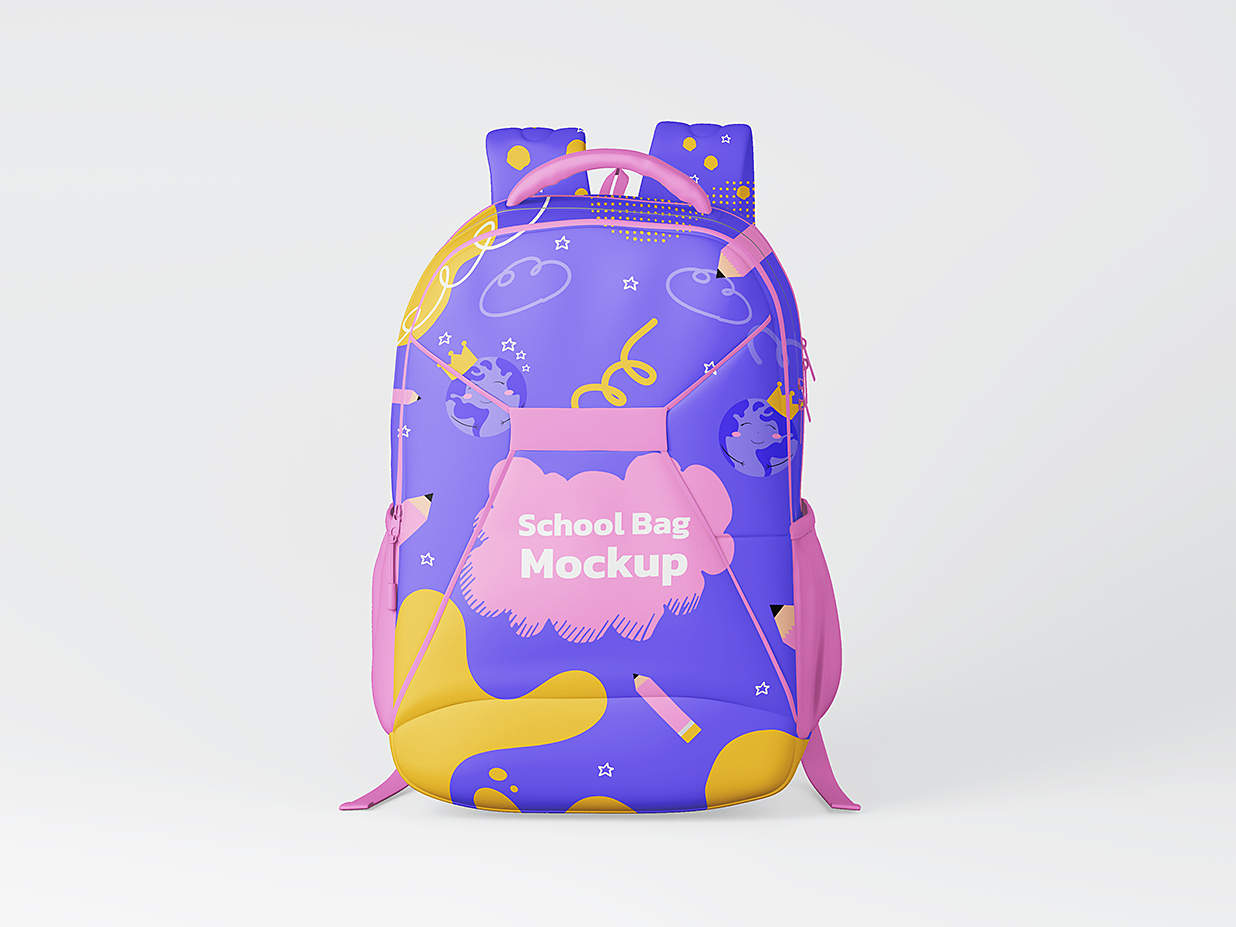 高质感书包背包双肩包样机mockup3组插图