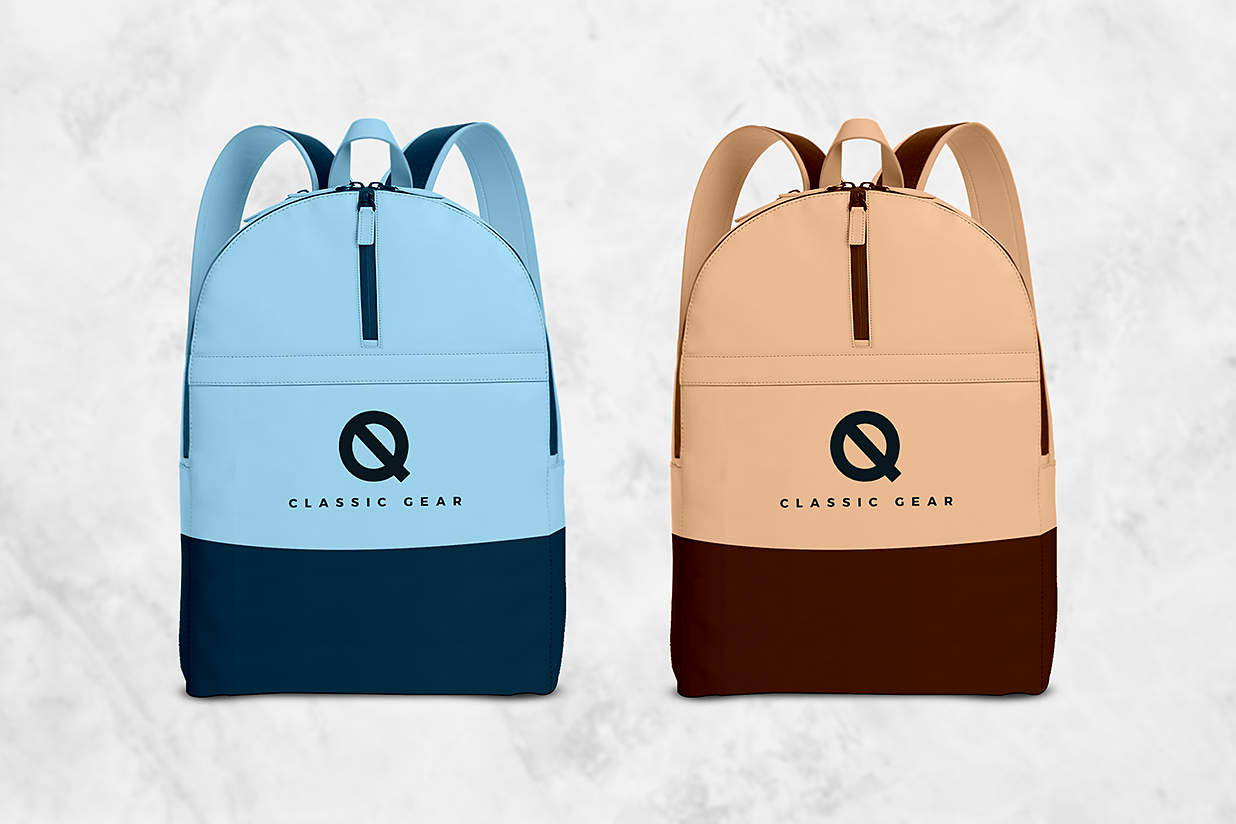 书包背包双肩包样机mockup插图