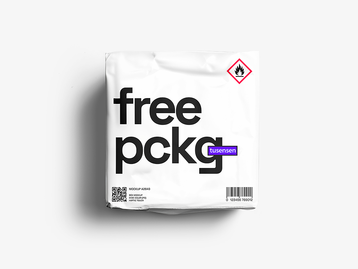 快递袋包装样机mockup插图
