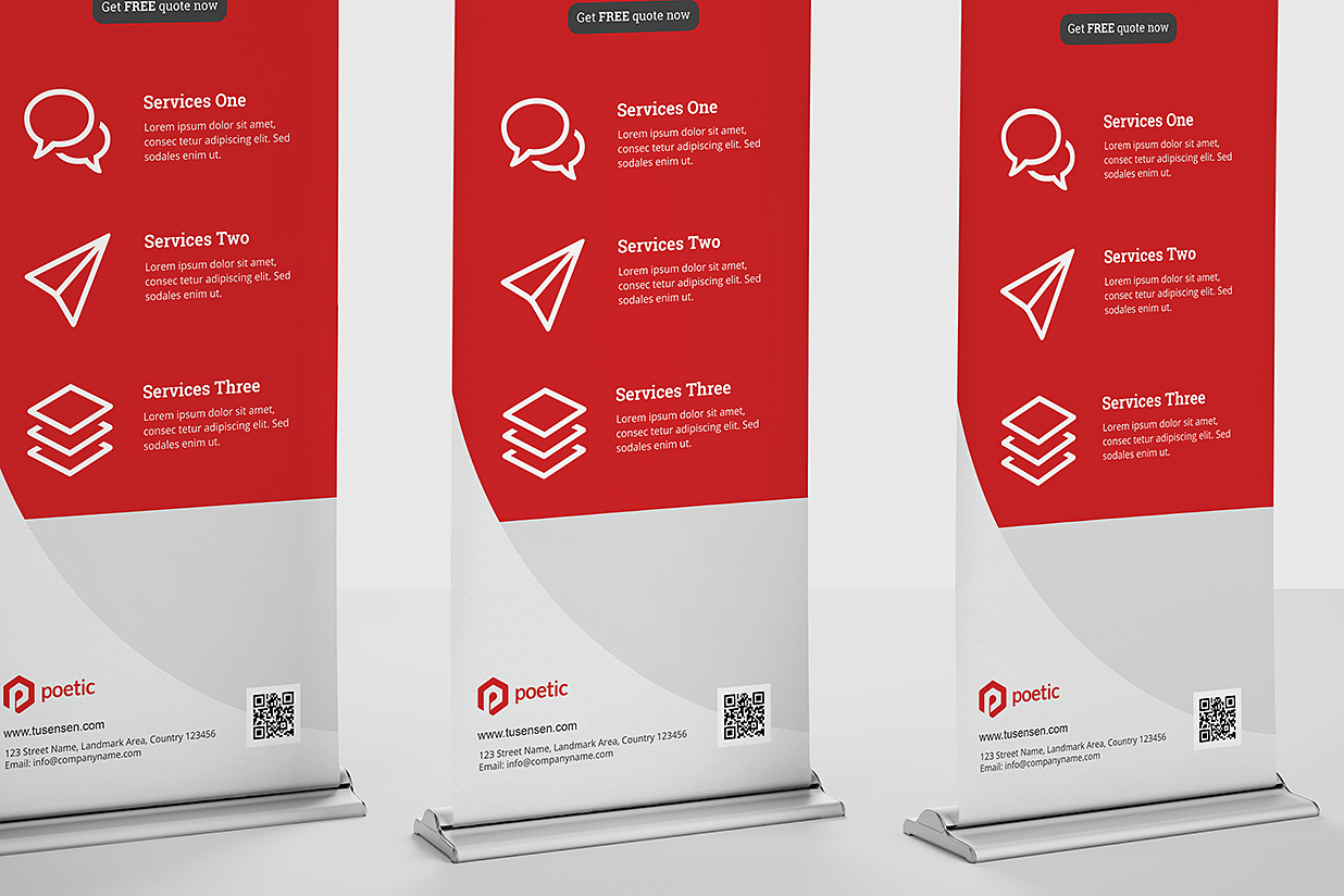 高质感易拉宝样机mockup10组插图9