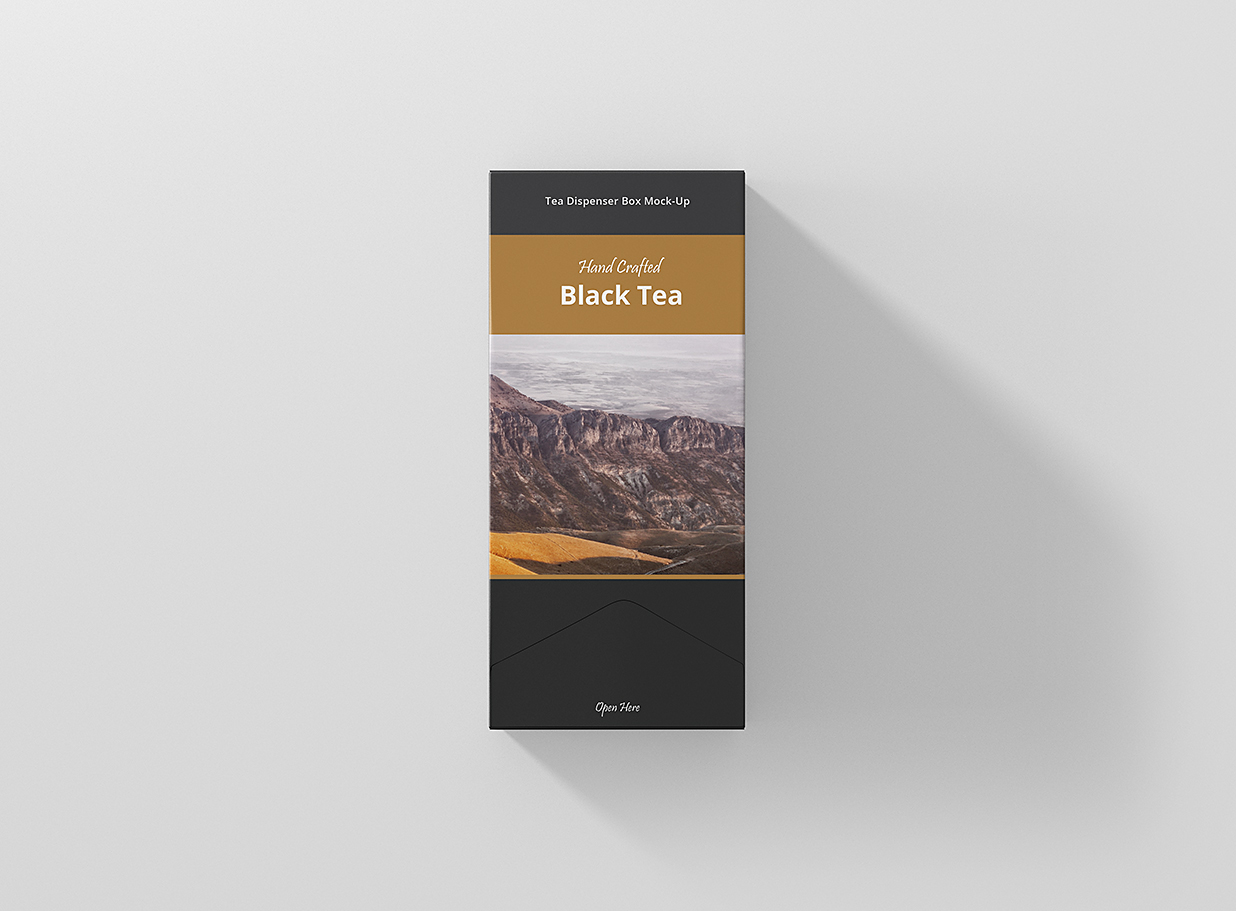 带包装盒的茶包样机mockup10组插图9