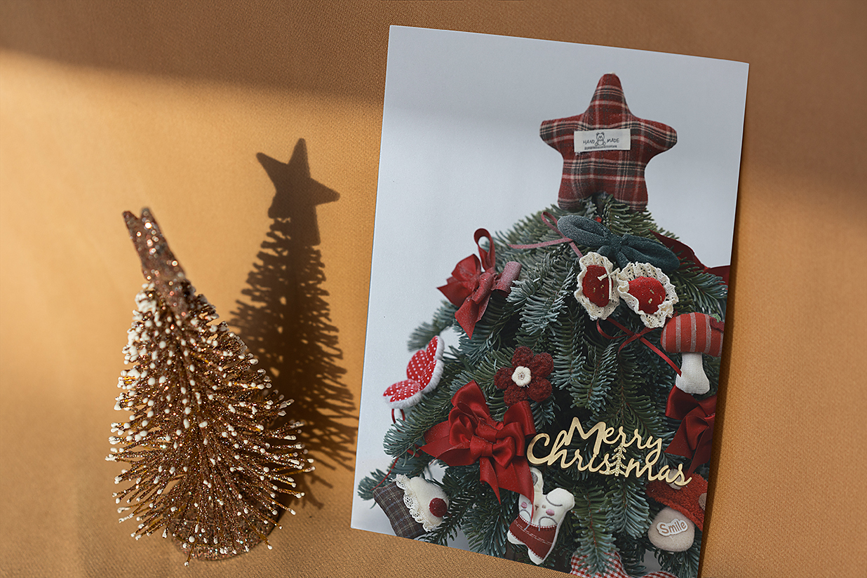 圣诞节明信片贺卡样机mockup13组插图10