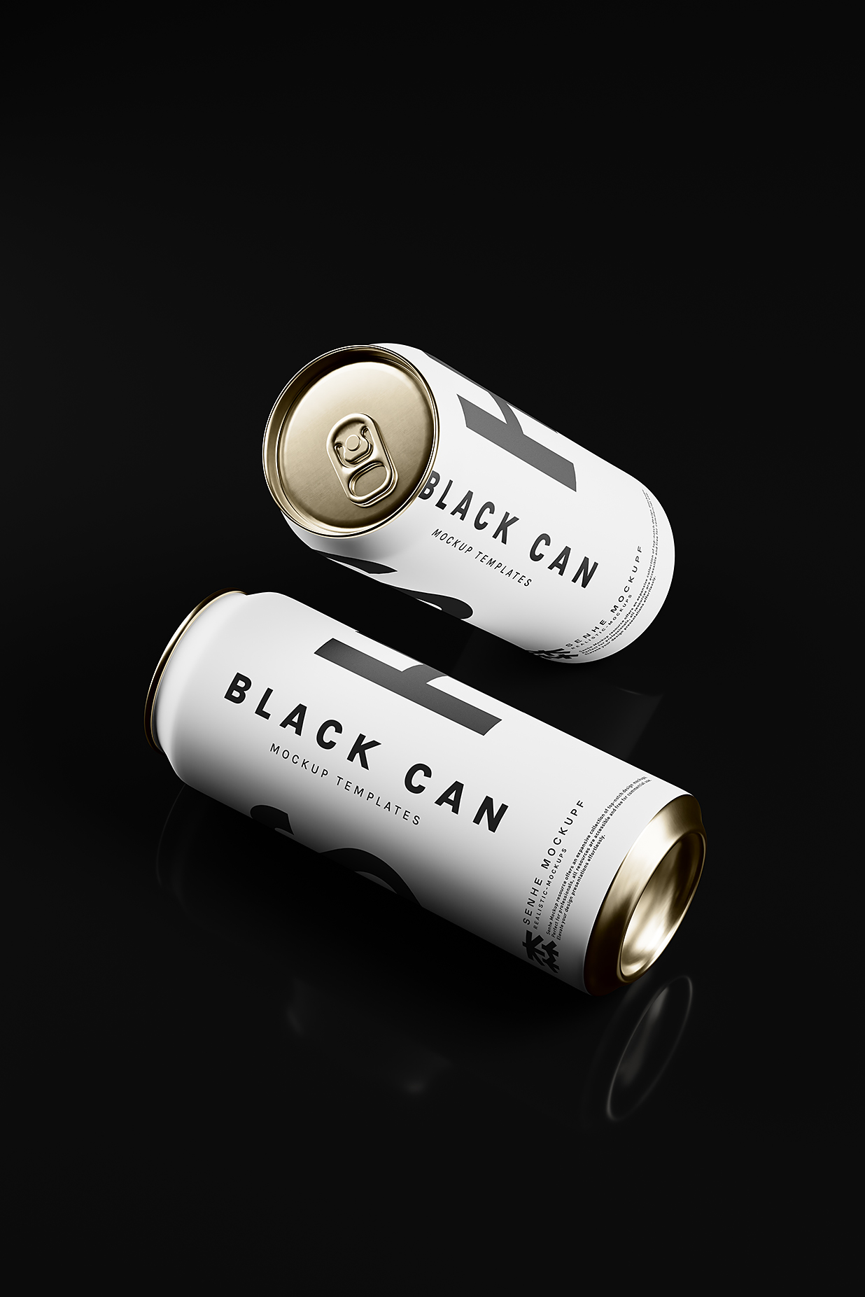 精致的易拉罐饮料罐啤酒罐苏打水罐包装样机mockup15组插图11