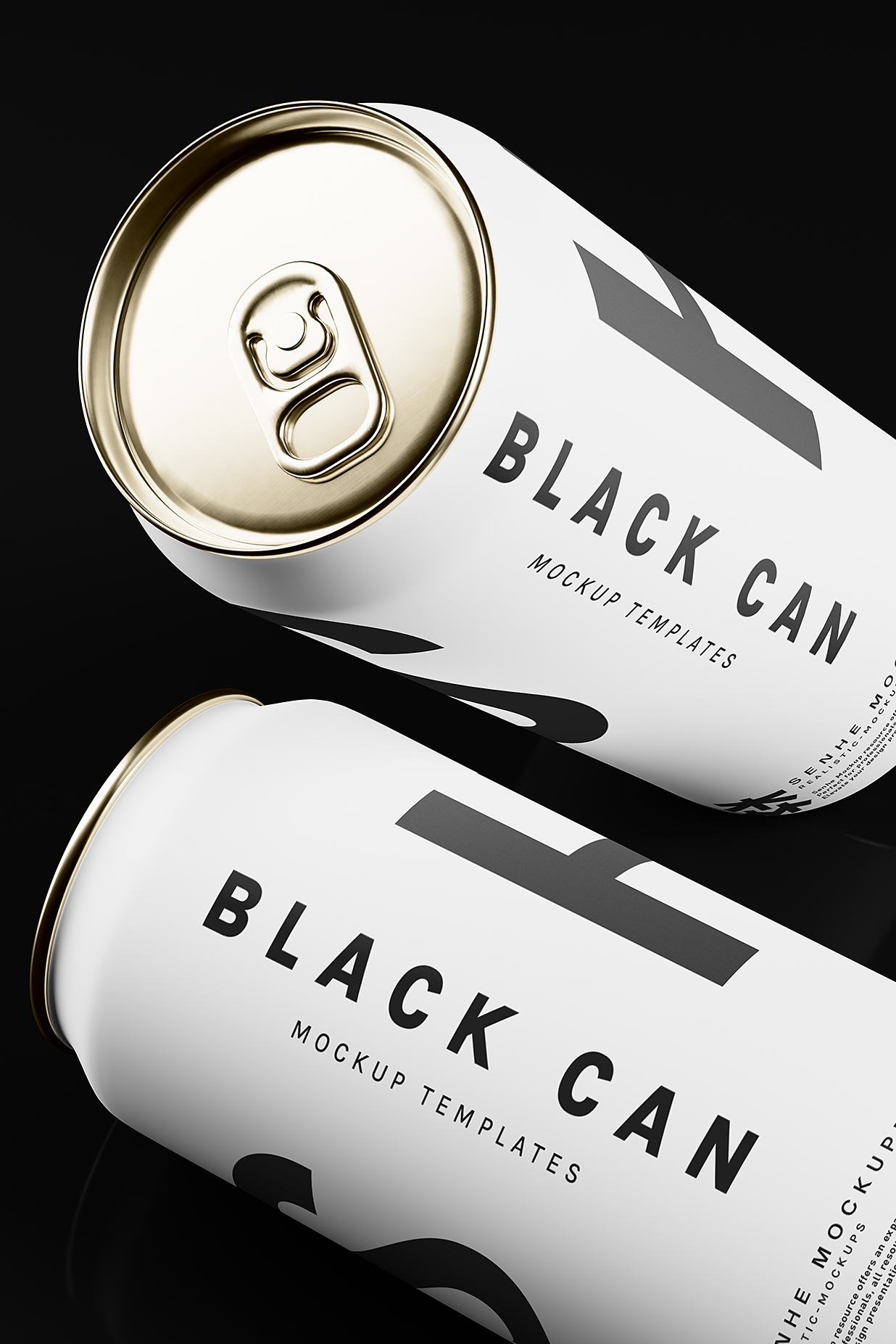 精致的易拉罐饮料罐啤酒罐苏打水罐包装样机mockup15组插图12