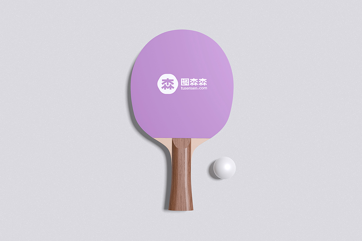 乒乓球拍样机mockup4组插图1