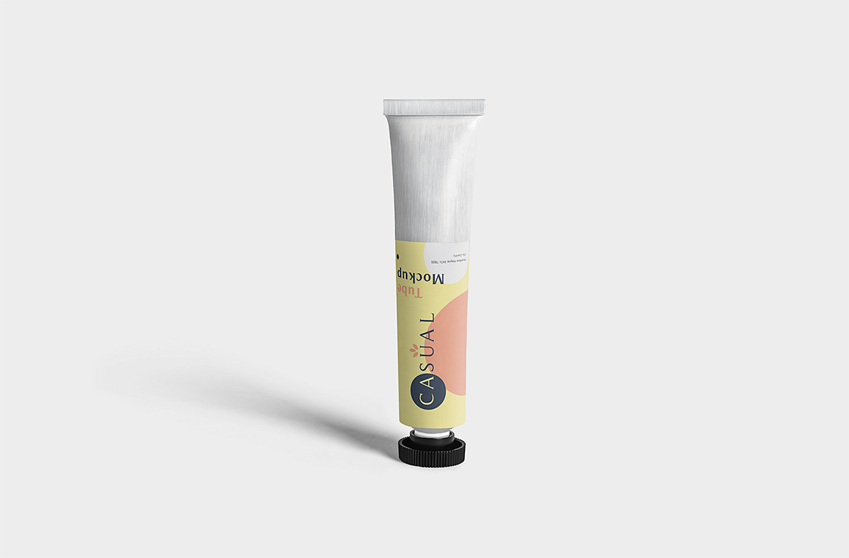 护手霜软管样机mockup4组插图1