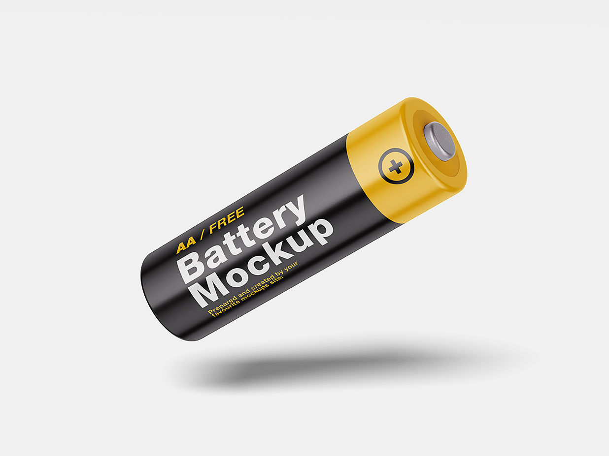 高质感电池样机mockup4组插图1