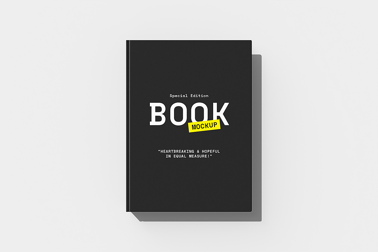 优雅的精装书籍样机mockup8组插图1