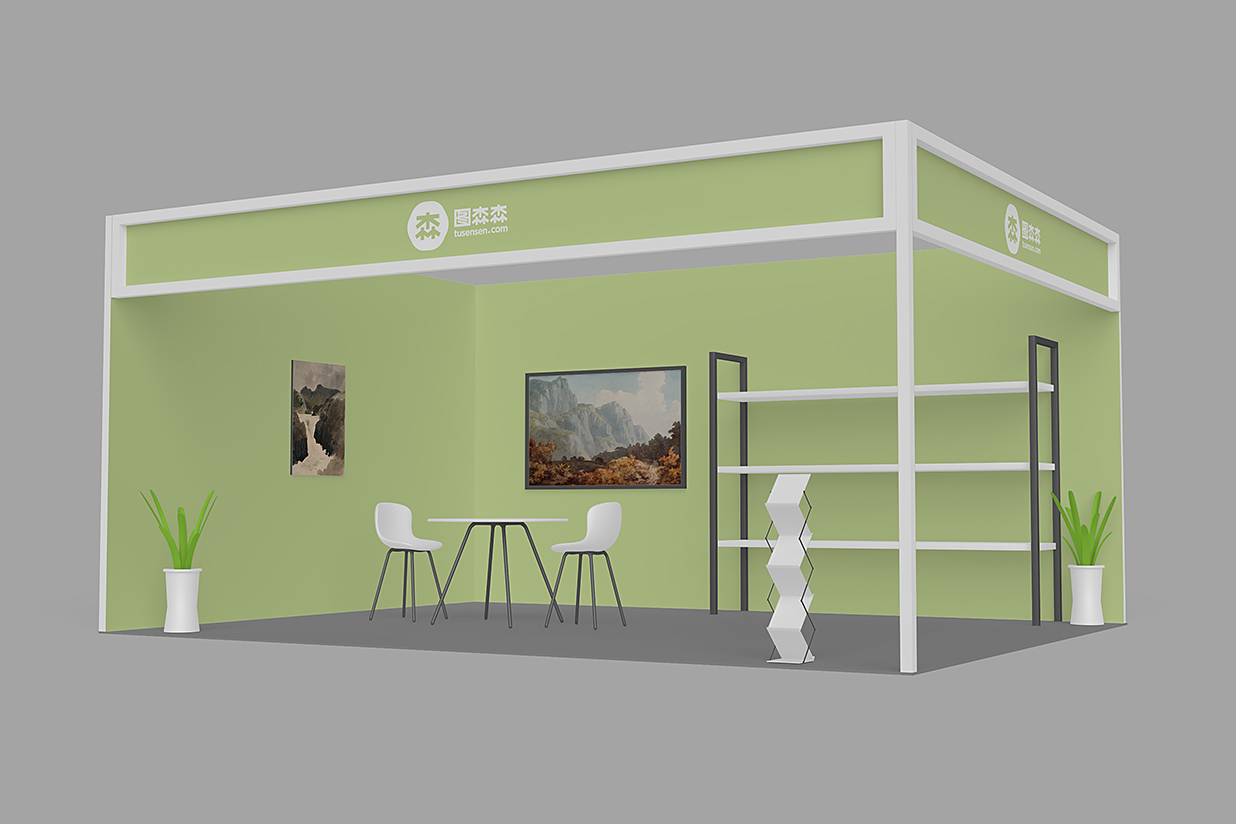 精致的展位样机 mockup2 组插图1