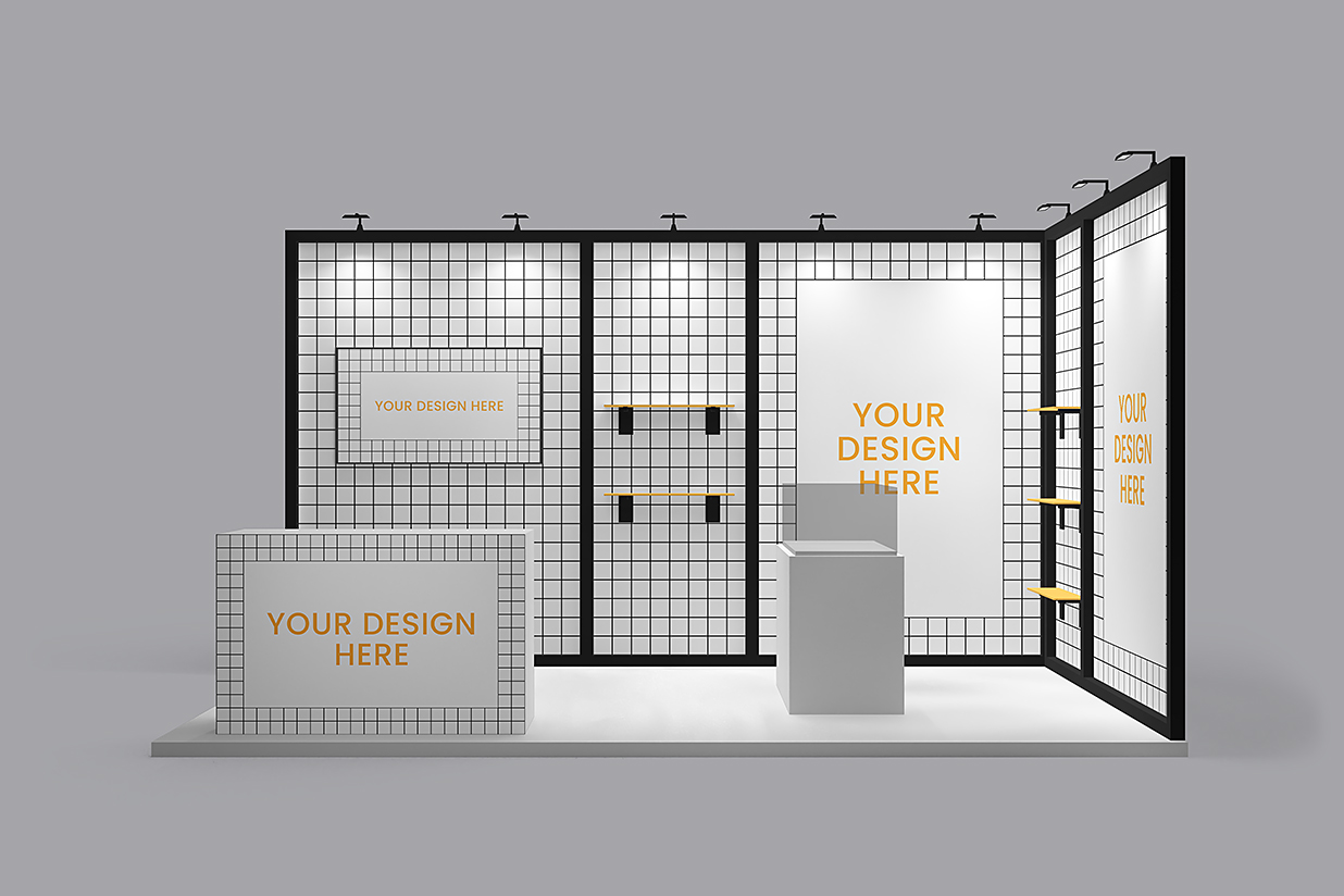 展位样机 mockup3 组插图1