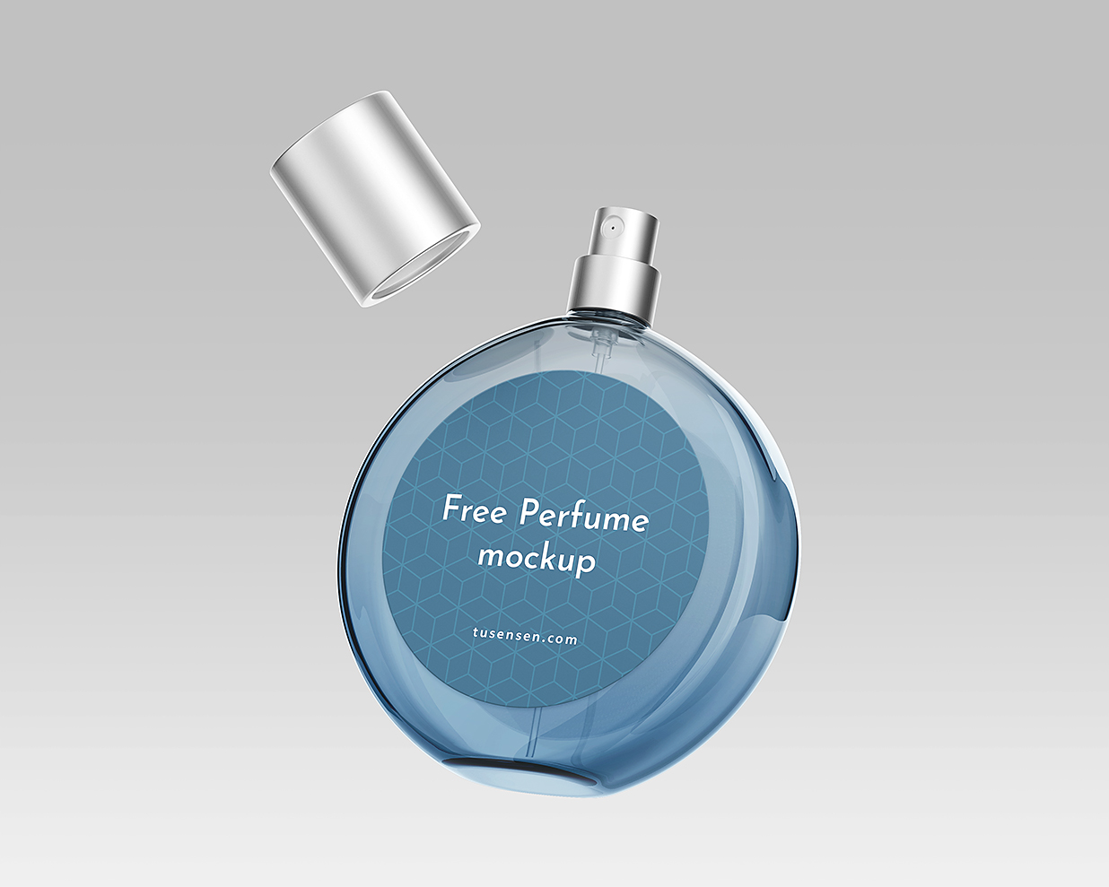 带包装盒的香水样机mockup3组插图1