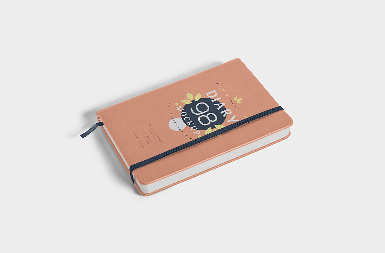 高质感笔记本记事本本子样机mockup4组插图1