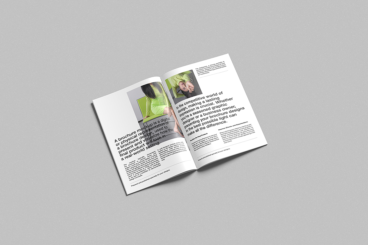 高质感杂志画册样机mockup4组插图1