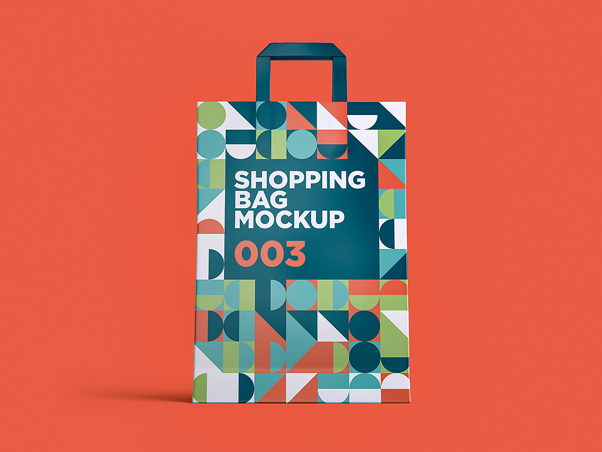 手提袋纸袋样机mockup3组插图1