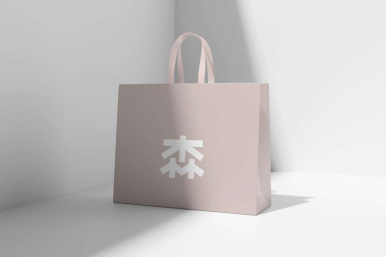 购物袋手提袋纸袋样机mockup4组插图1