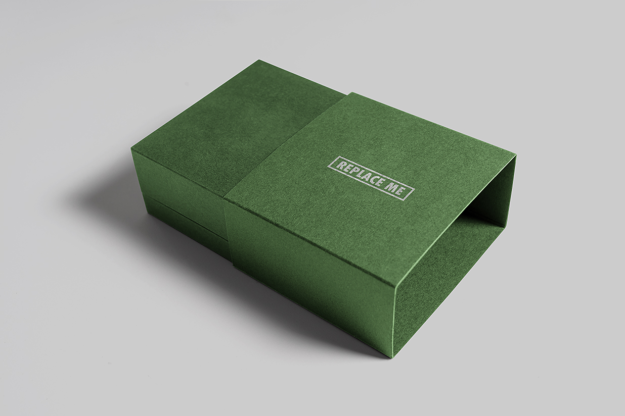 精致的珠宝盒首饰盒包装盒样机mockup6组插图1