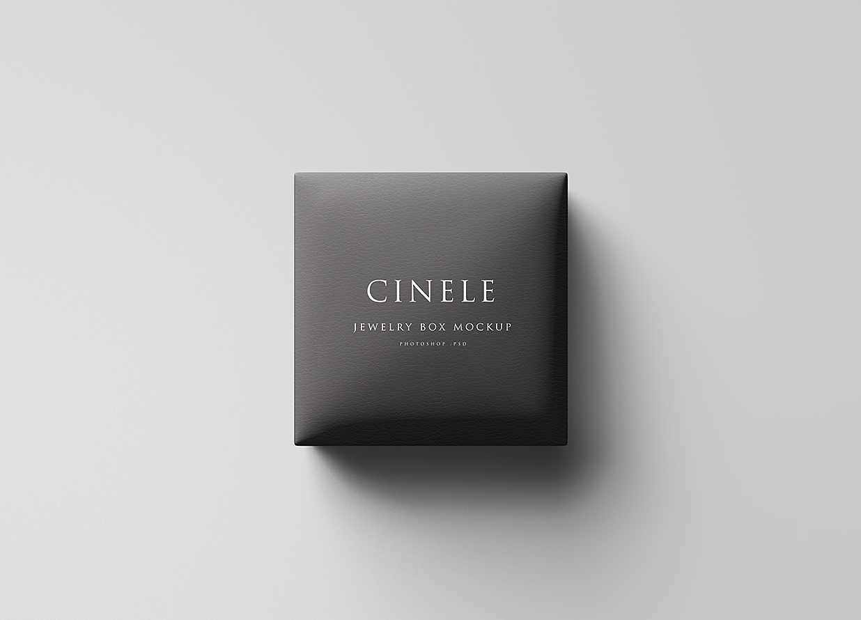 高质感珠宝盒首饰盒包装盒样机mockup7组插图1