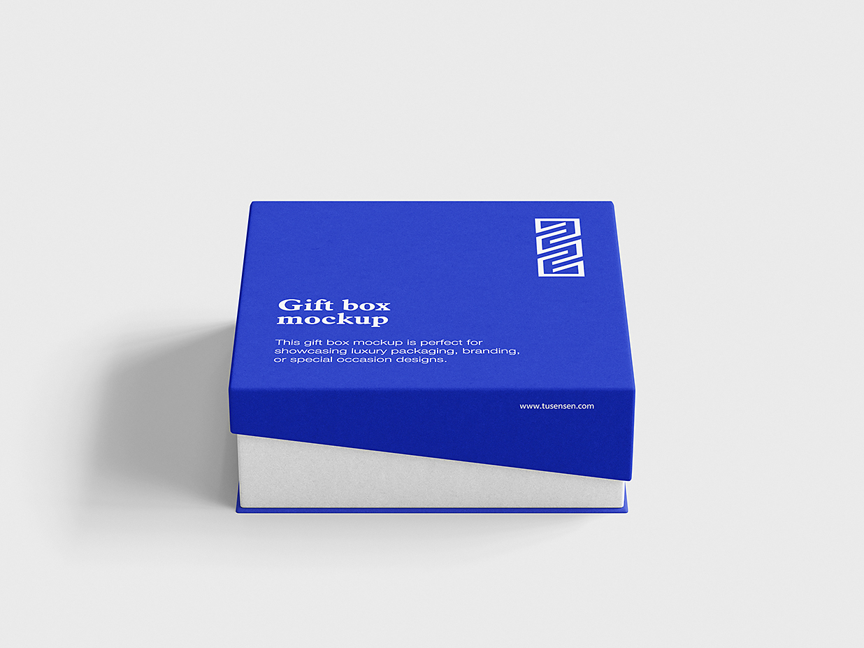 精致的珠宝盒首饰盒包装盒样机mockup5组插图1