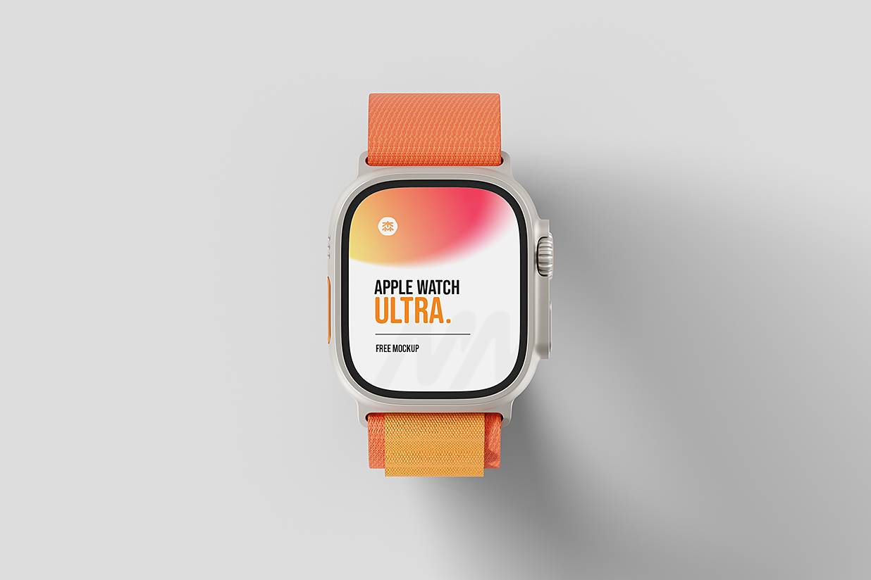 Apple Watch Ultra 苹果手表样机mockup3组插图1