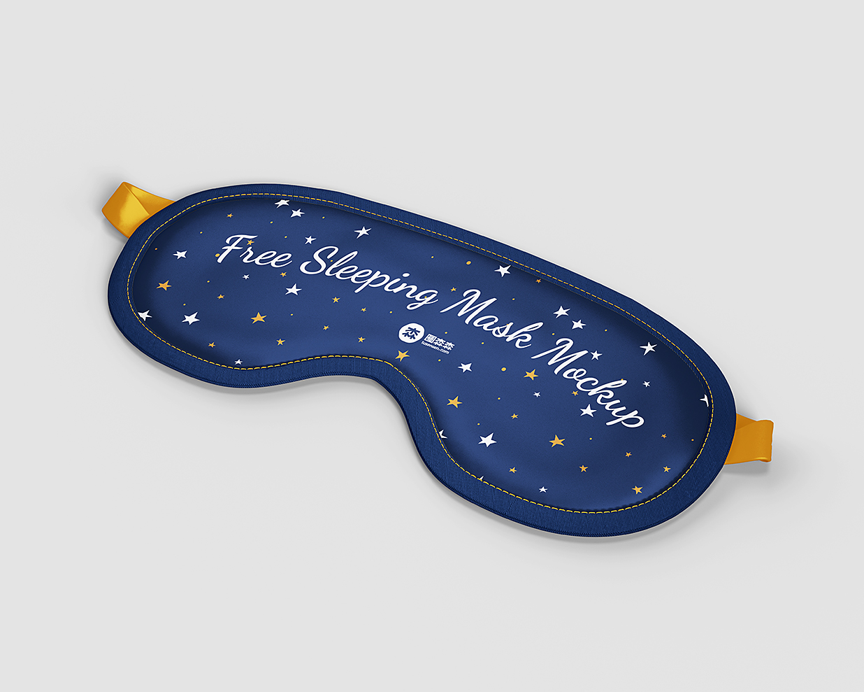 简约质感眼罩样机mockup3组插图1