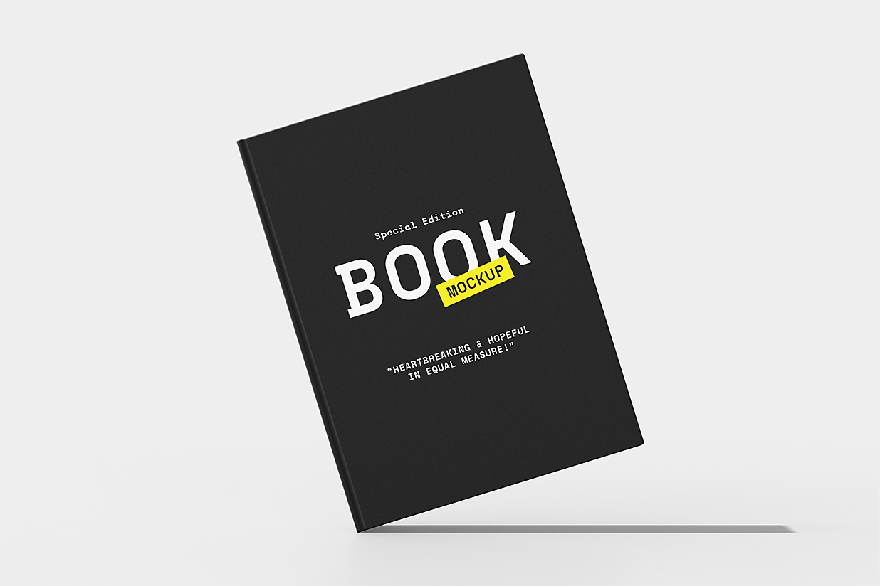 优雅的精装书籍样机mockup8组插图2