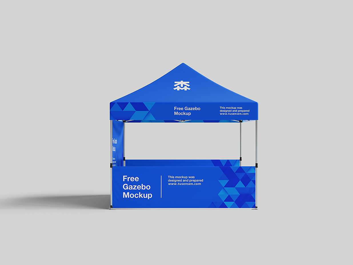 帐篷展位样机 mockup4 组插图2