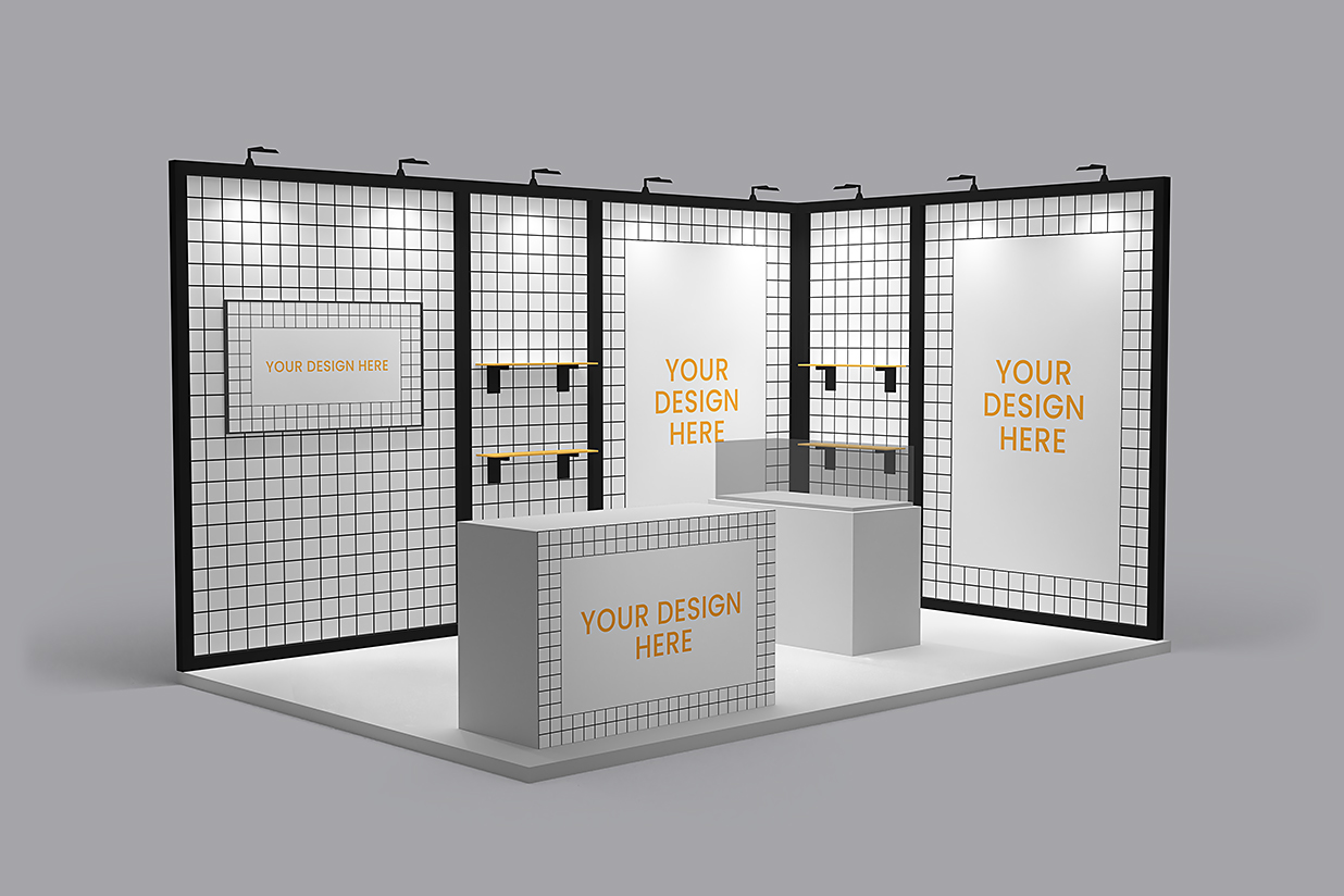 展位样机 mockup3 组插图2