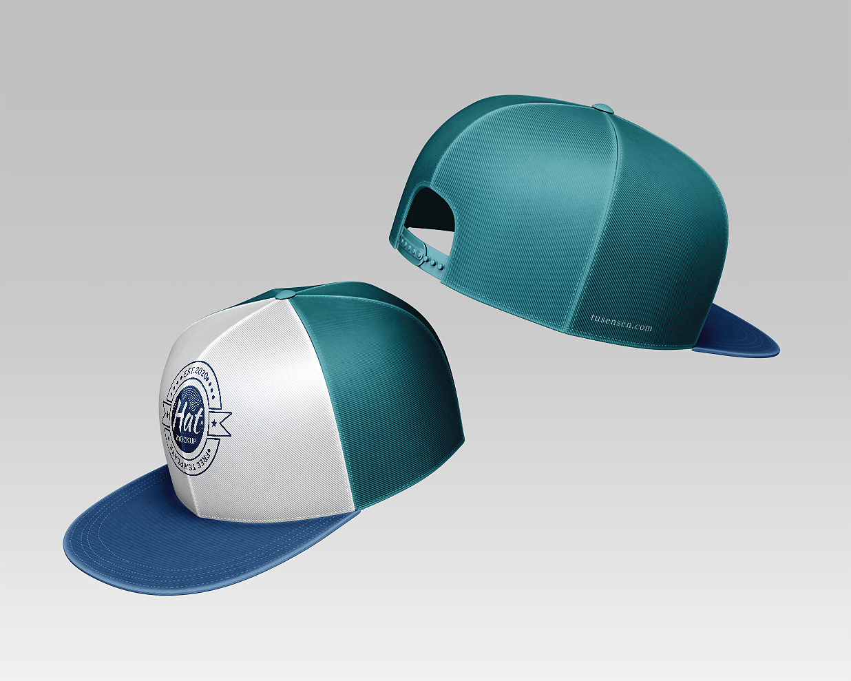 棒球帽帽子样机 mockup3 组插图2