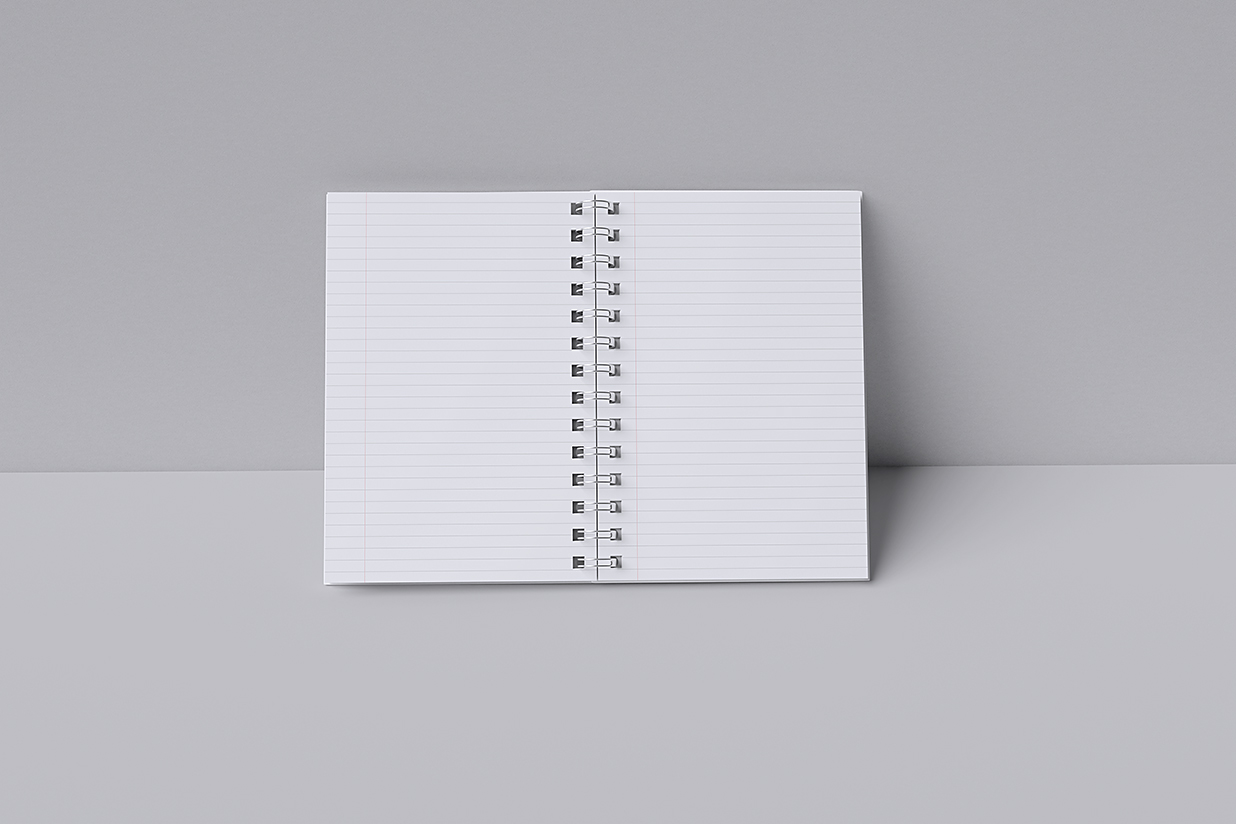 螺旋线圈笔记本记事本本子样机mockup4组插图2