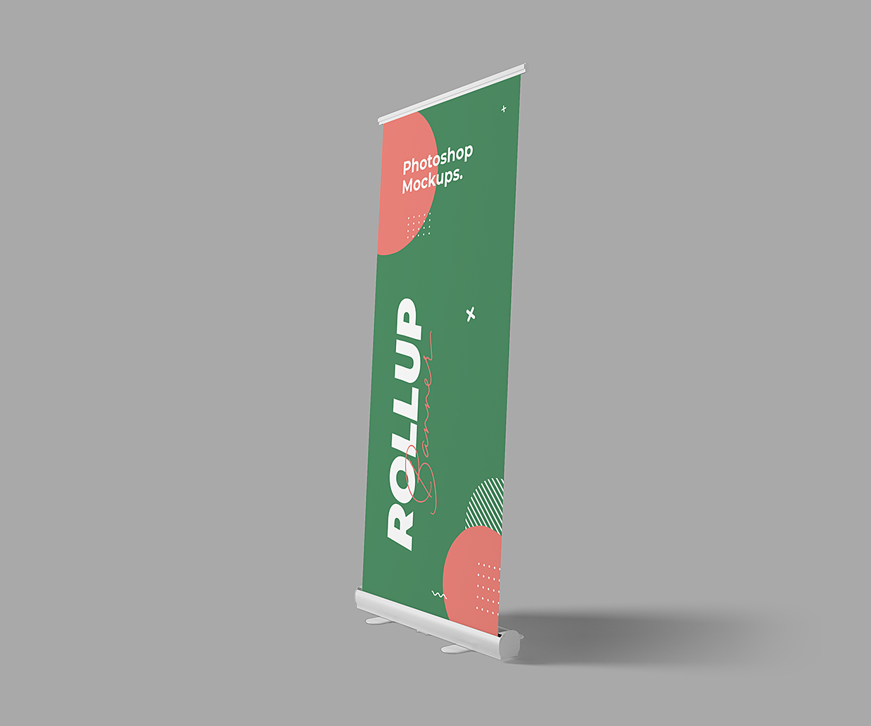 精致易拉宝样机mockup3组插图2