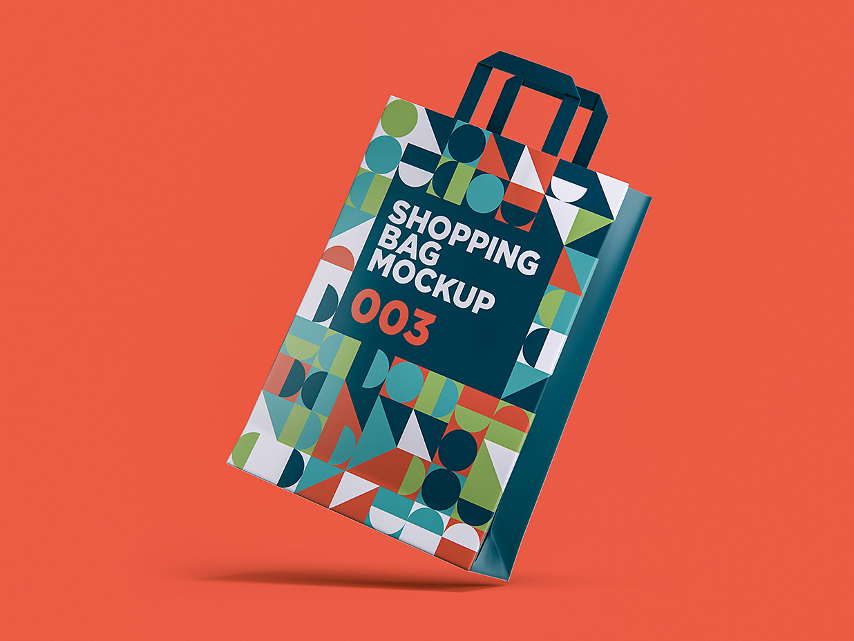 手提袋纸袋样机mockup3组插图2