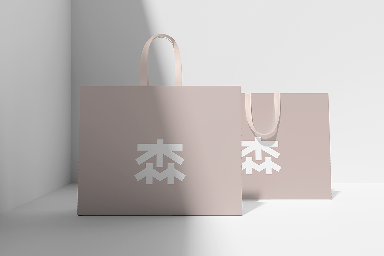 购物袋手提袋纸袋样机mockup4组插图2