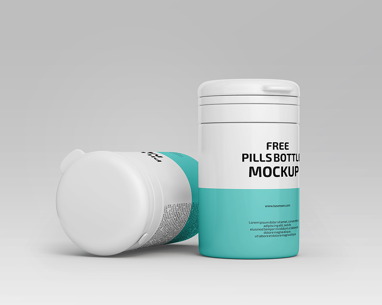 药瓶保健品瓶包装样机mockup3组插图2