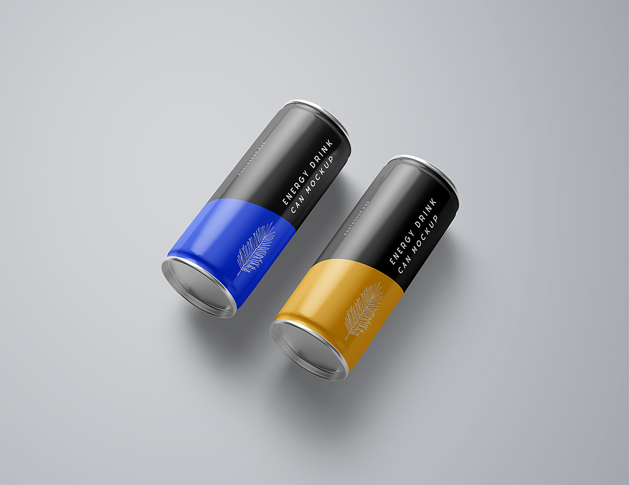 易拉罐饮料罐啤酒罐苏打水罐包装样机mockup7组插图2