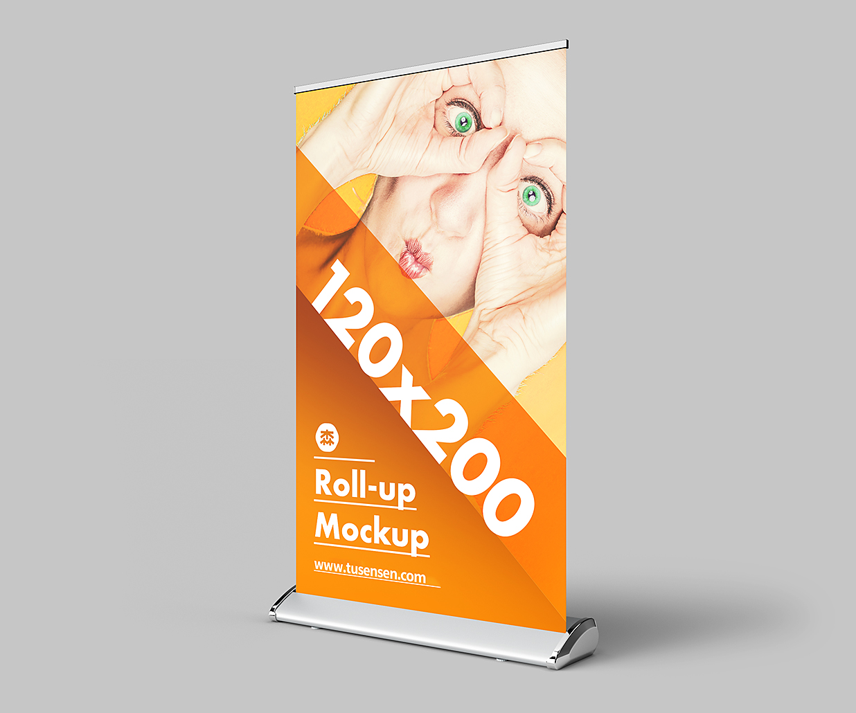 高质感易拉宝样机mockup3组插图2