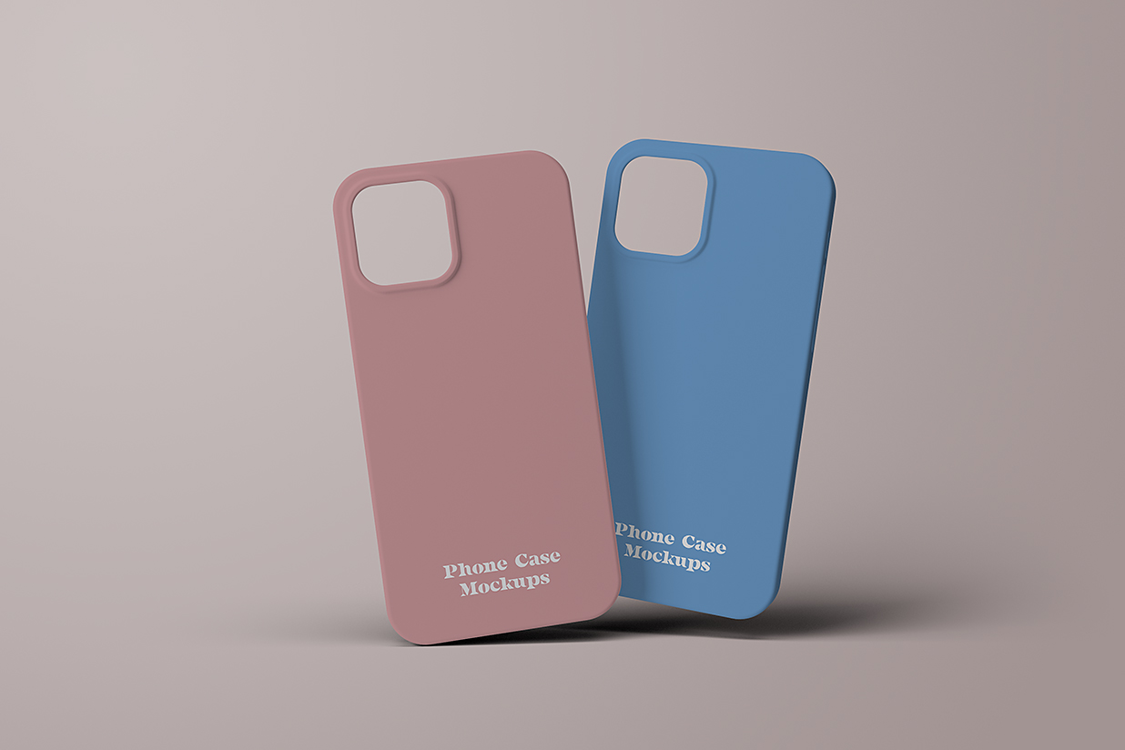 iPhone苹果手机壳设计样机mockup6组插图2