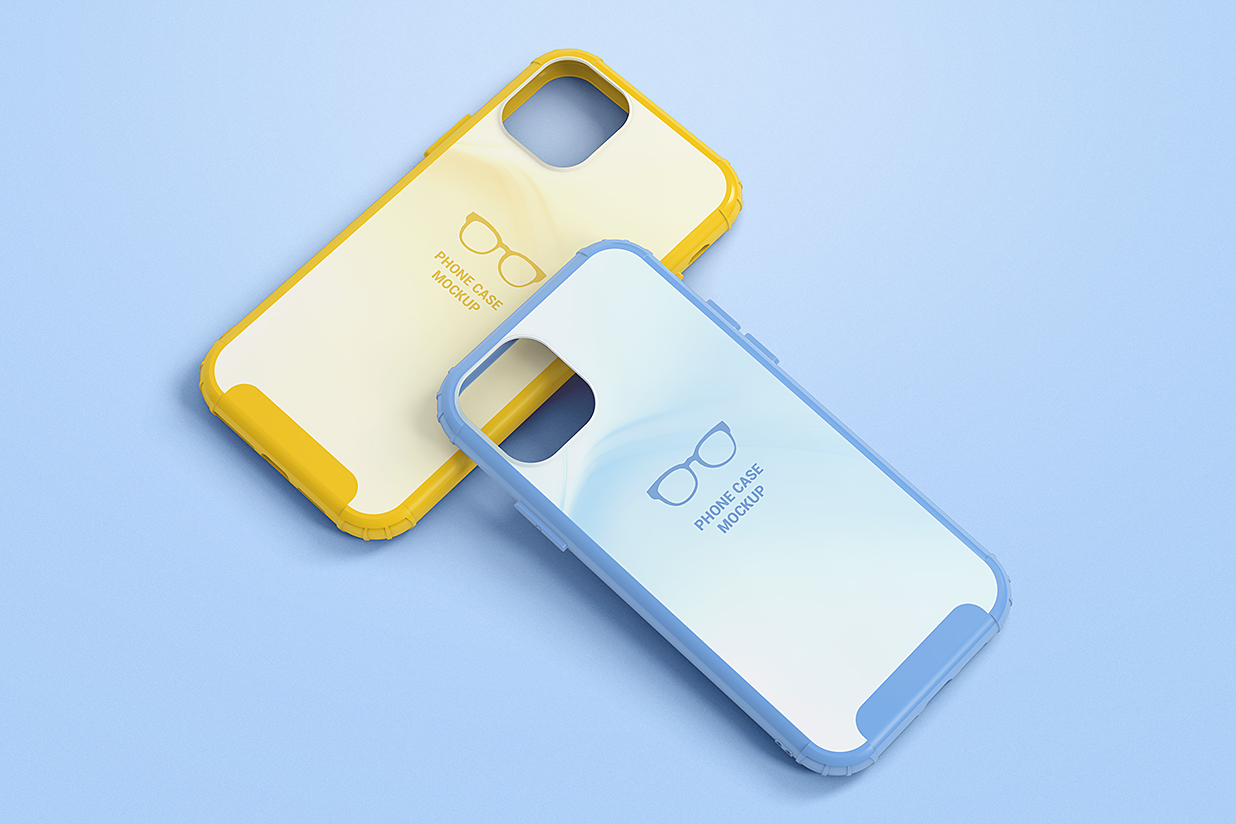 iPhone苹果手机壳设计样机mockup4组插图2