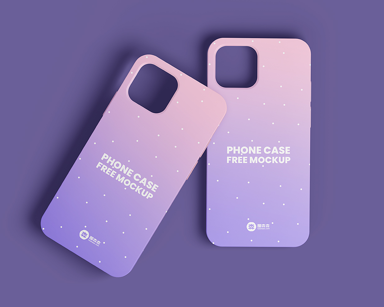 iPhone苹果手机壳设计样机mockup3组插图2