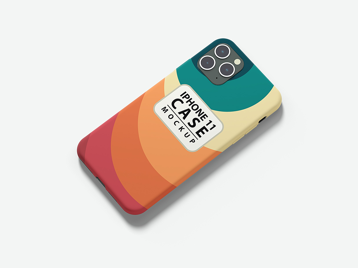 iPhone 11 苹果手机壳设计样机mockup3组插图2