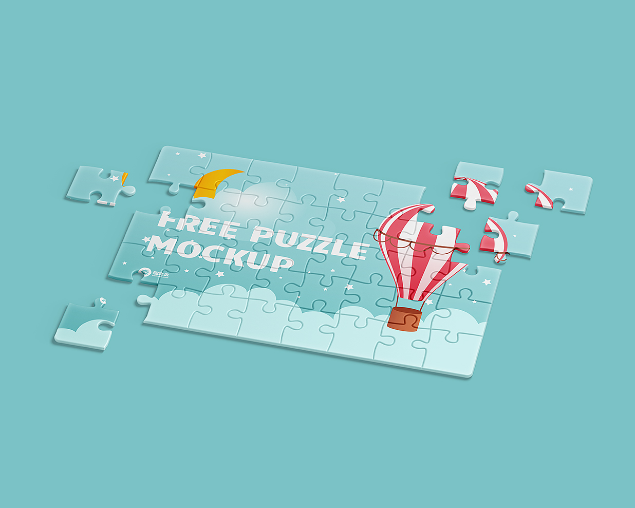 高质感拼图样机mockup3组插图2