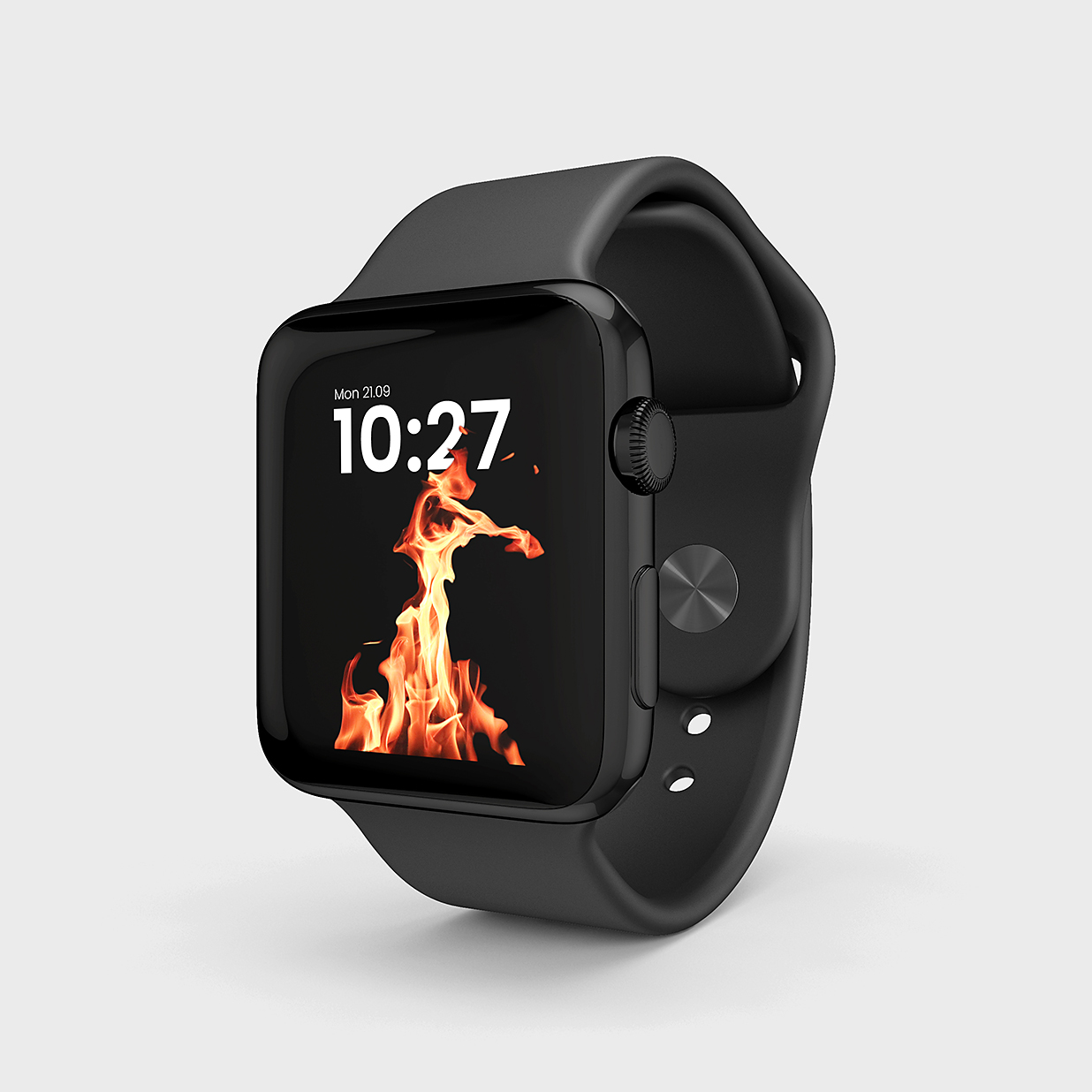 带运动表带的Apple Watch苹果手表样机mockup插图2