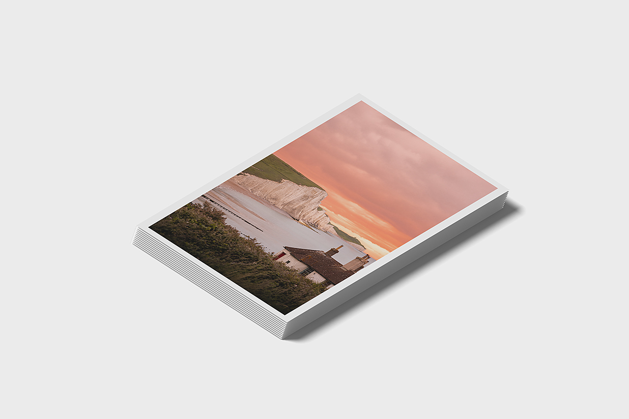 精致的明信片样机mockup4组插图2