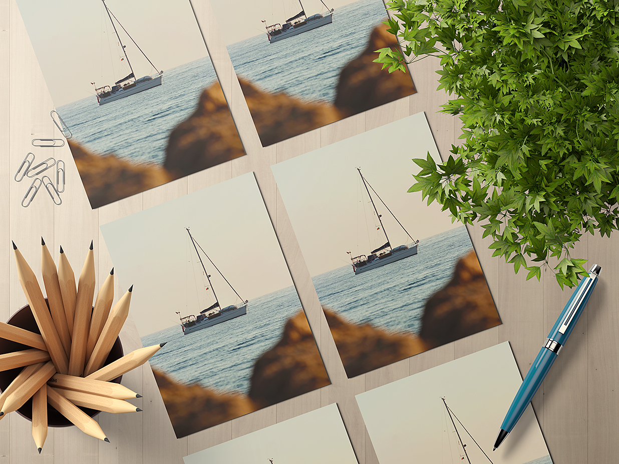 带场景的明信片样机mockup5组插图2